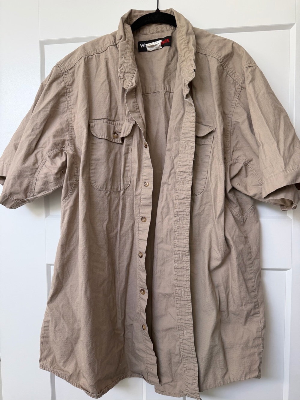 Wrangler RIGGS Workwear Khaki Work Shirt Men’s 3X
